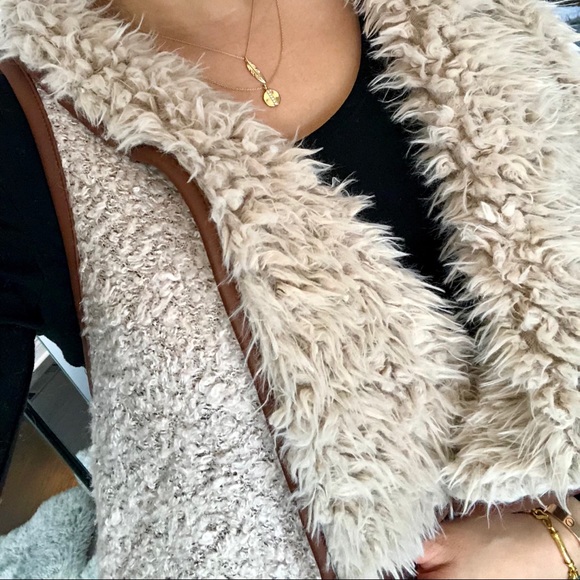 ◾️Sheila Sherpa Fur Vest - Picture 4 of 6